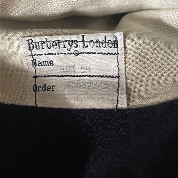Burberry Dark Blue Wool  Coat 54 Regular - Picture 5 of 5